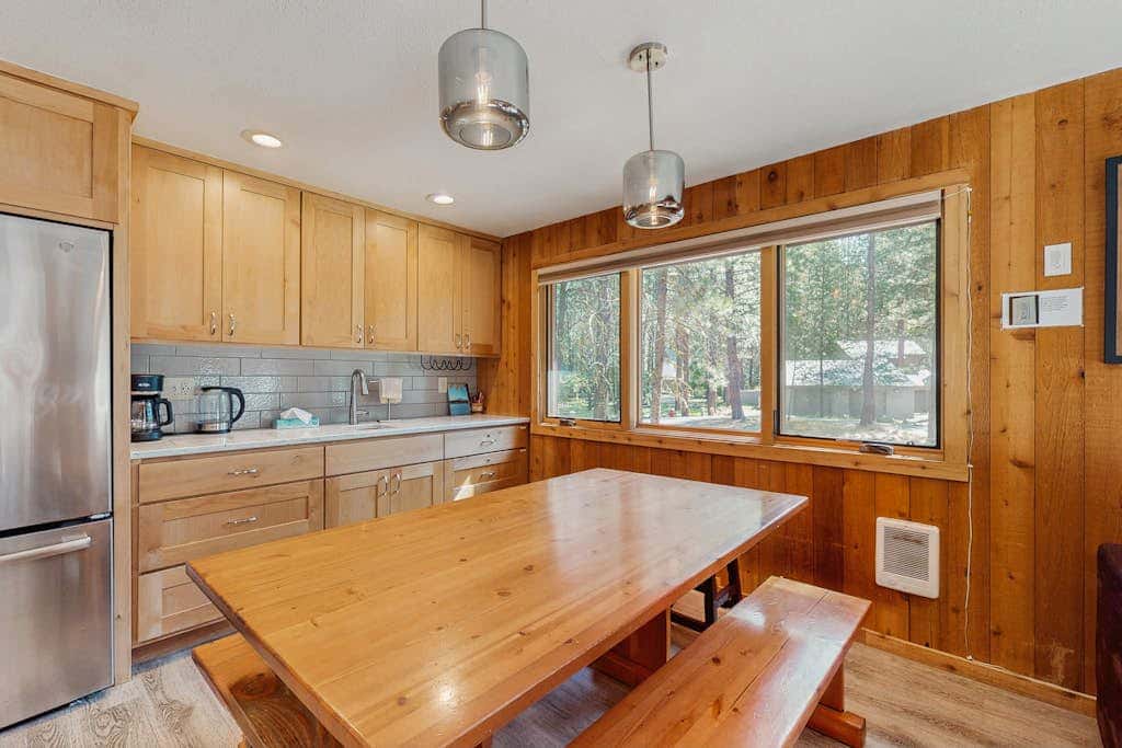 Dog-friendly cabin with pool, sauna, private hot tub, & great deck