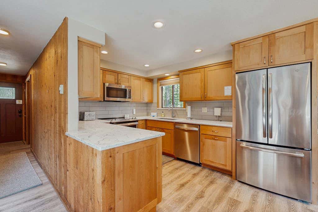 Dog-friendly cabin with pool, sauna, private hot tub, & great deck