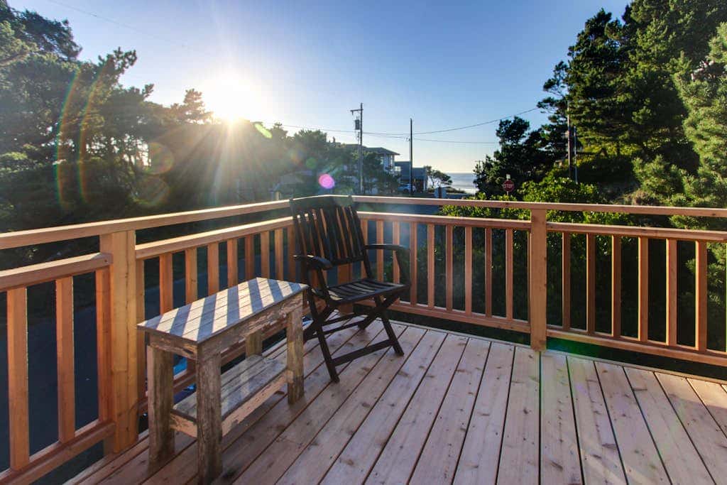 Dog-friendly downtown home moments from the beach w/ distant ocean views