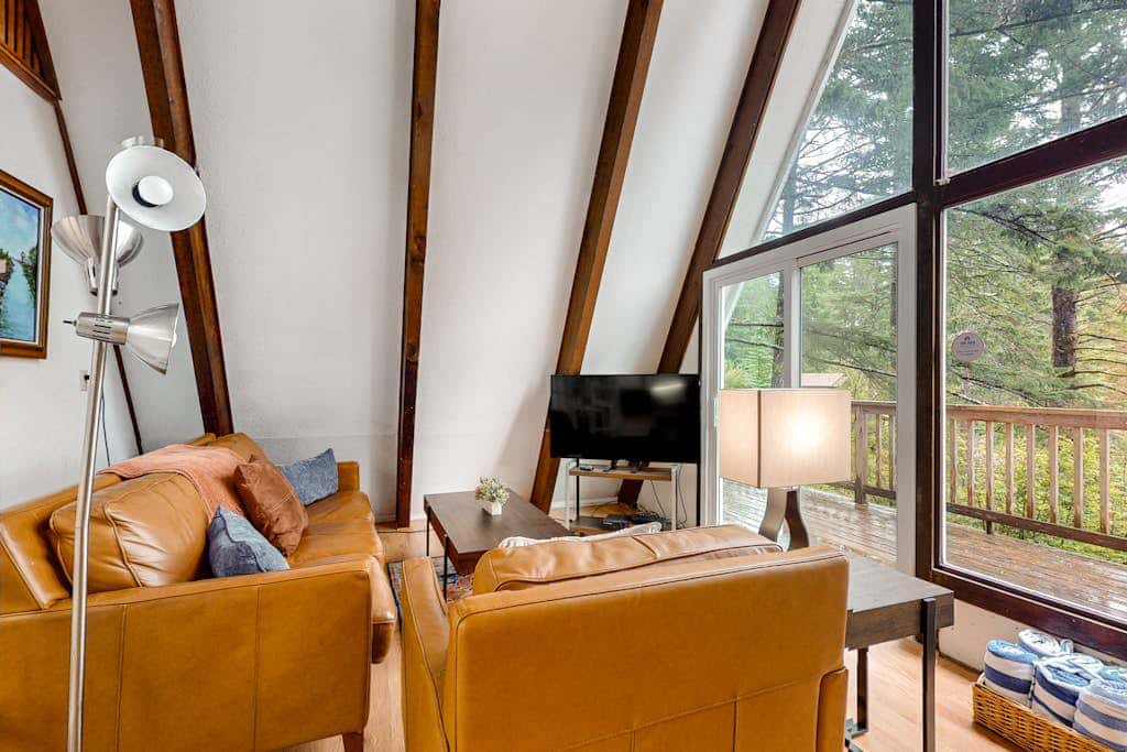 Dog-Friendly Home with Expansive Deck with Hot Tub and Dock on Woahink Lake