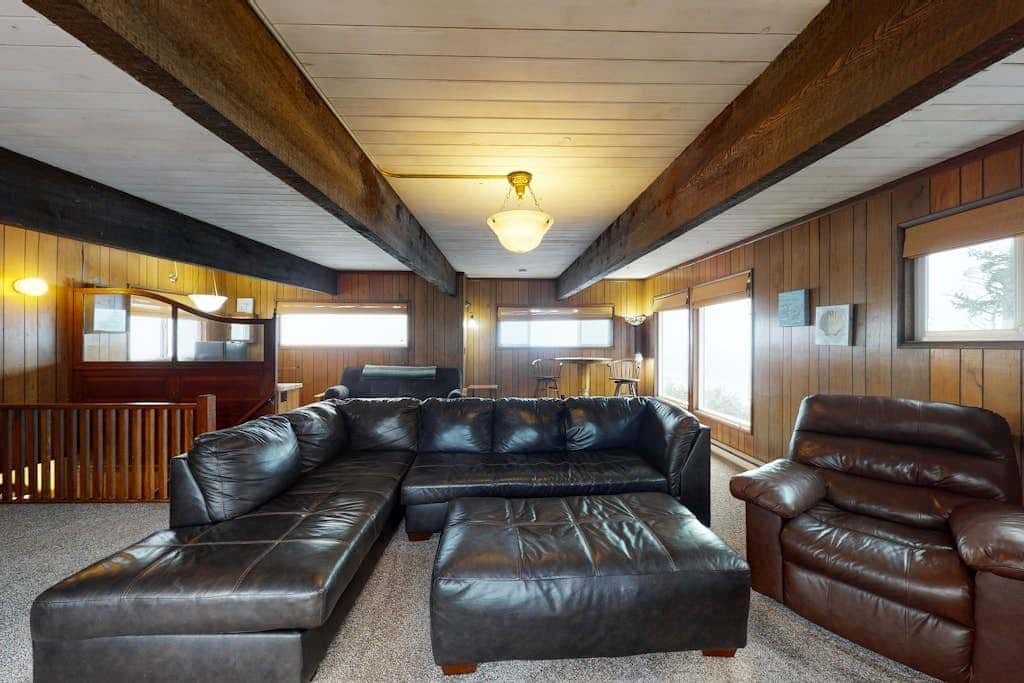 Dog-Friendly, Oceanfront Home with a Private Hot Tub, Firepit, & Free WiFi
