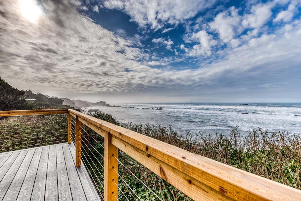 Dog-Friendly, Oceanfront Home with a Private Hot Tub, Firepit, & Free WiFi