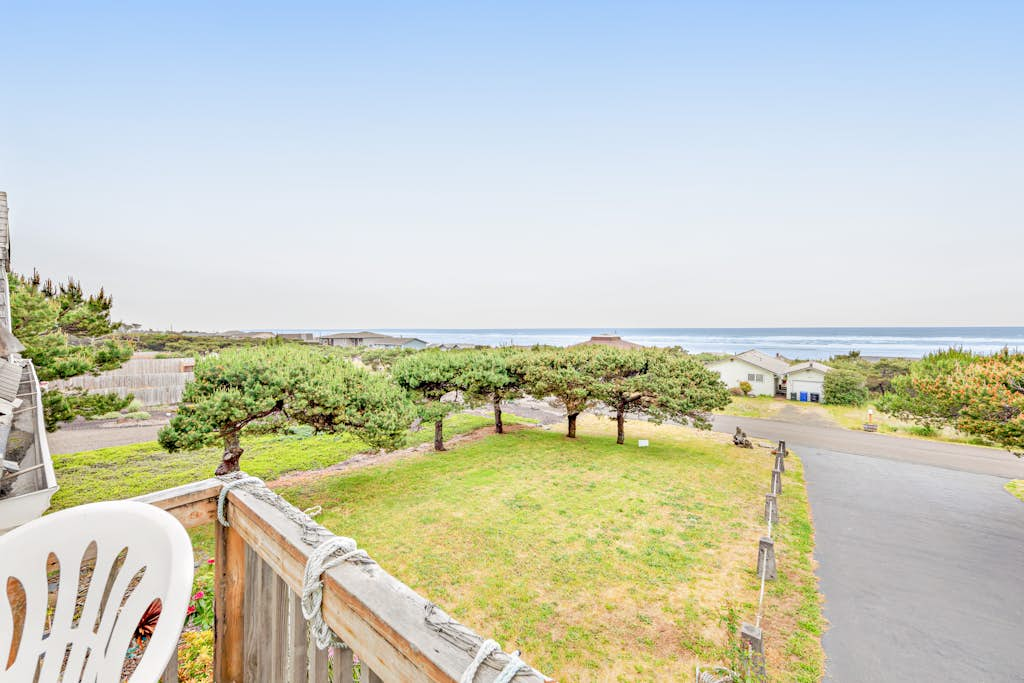 Whimsical Oceanview Home with Private Hot Tub & Nearby Beach Access - Dogs OK