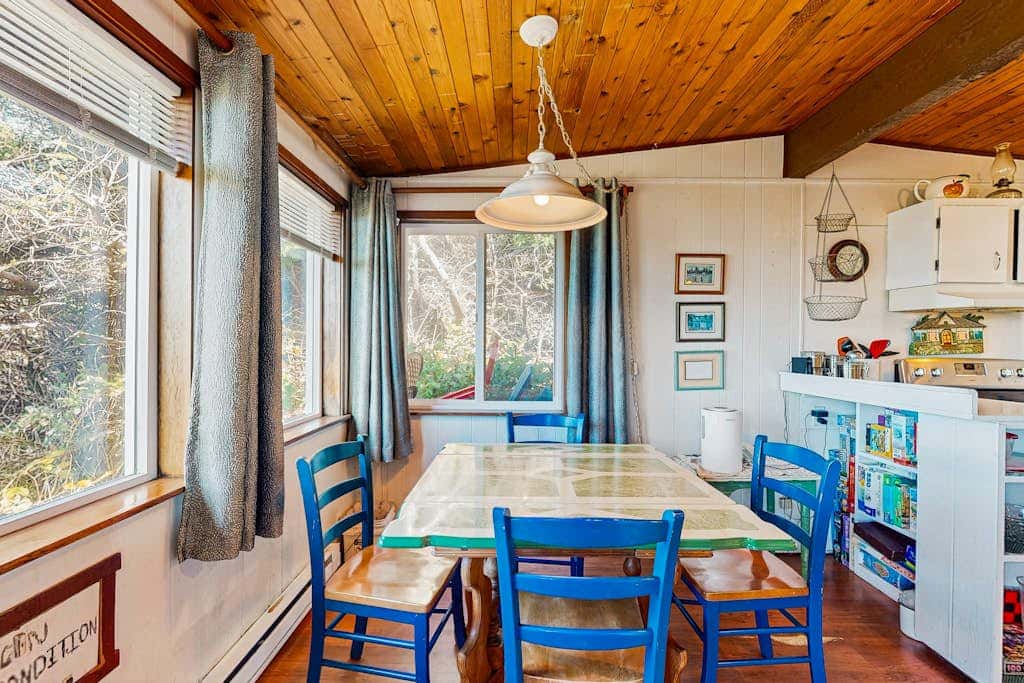Dog-Friendly Oceanfront Cabin in the Trees with Gorgeous Views