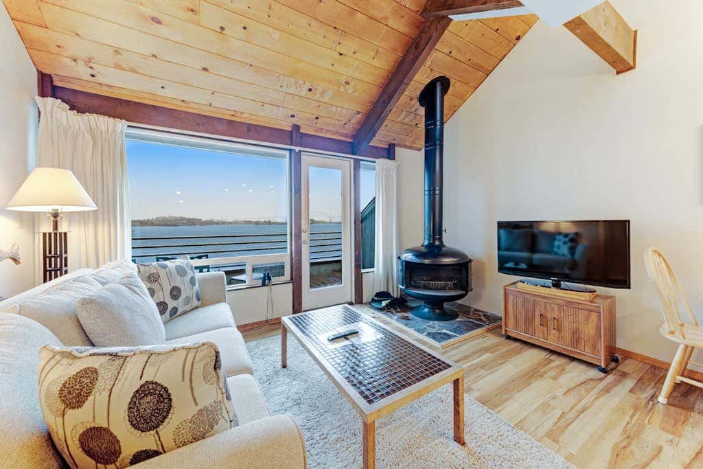 Waterfront Condo with Private Deck, Bay Views, Pool, Hot Tub, & Sauna