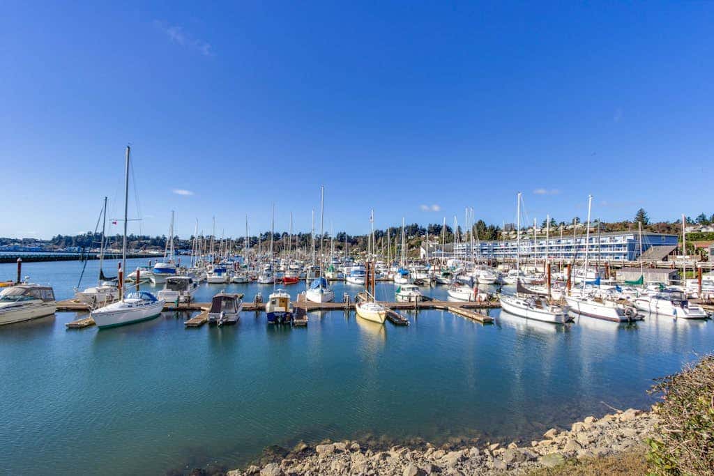 Waterfront Condo with Private Deck, Bay Views, Pool, Hot Tub, & Sauna