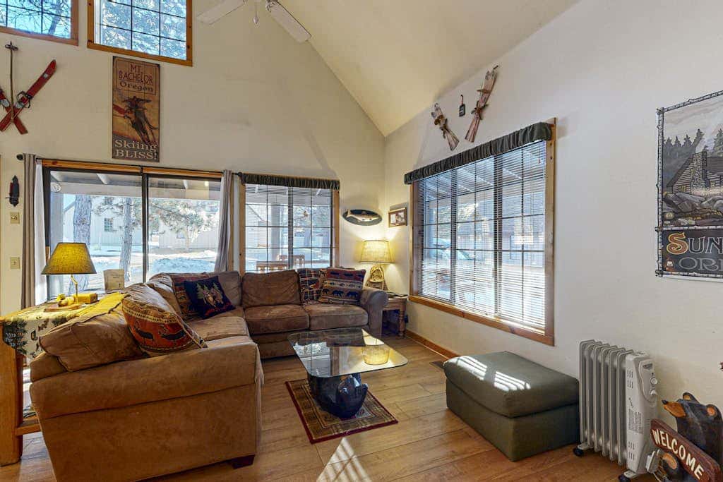 Home with spacious deck with private hot tub & SHARC access