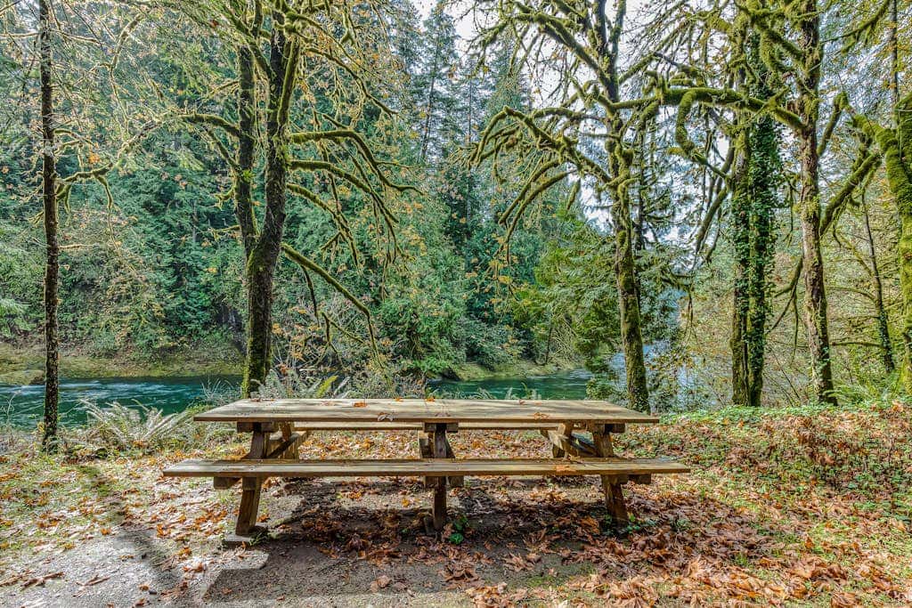 Spacious riverfront lodge with beach access, private hot tub & forest views
