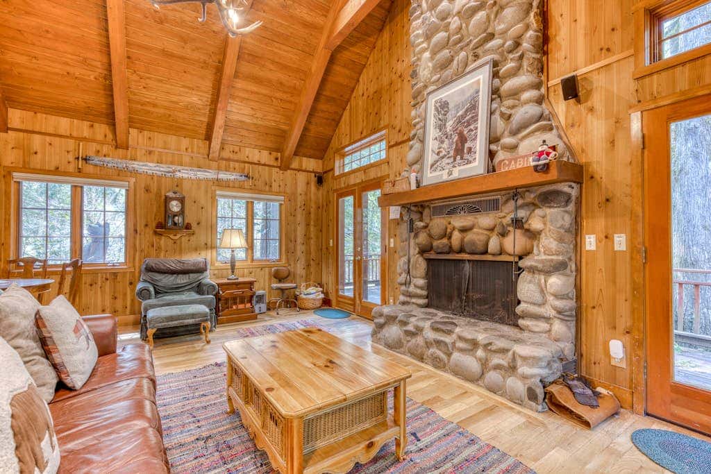 Historic Waterfront Cabin with Hot Tub & Salmon River Access - Dog-Friendly