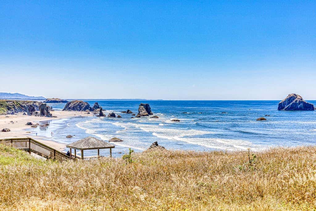 Dog-friendly cottage on the bluff with unobstructed ocean views