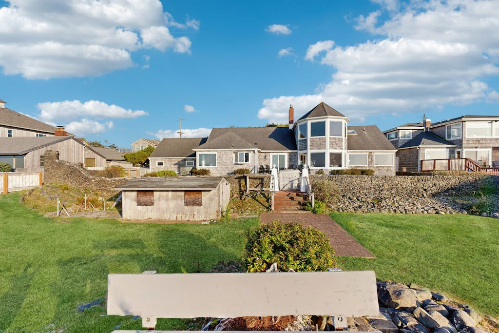 Dog-Friendly, Oceanfront Home with Free WiFi, Full Kitchen, & Outdoor Fireplace