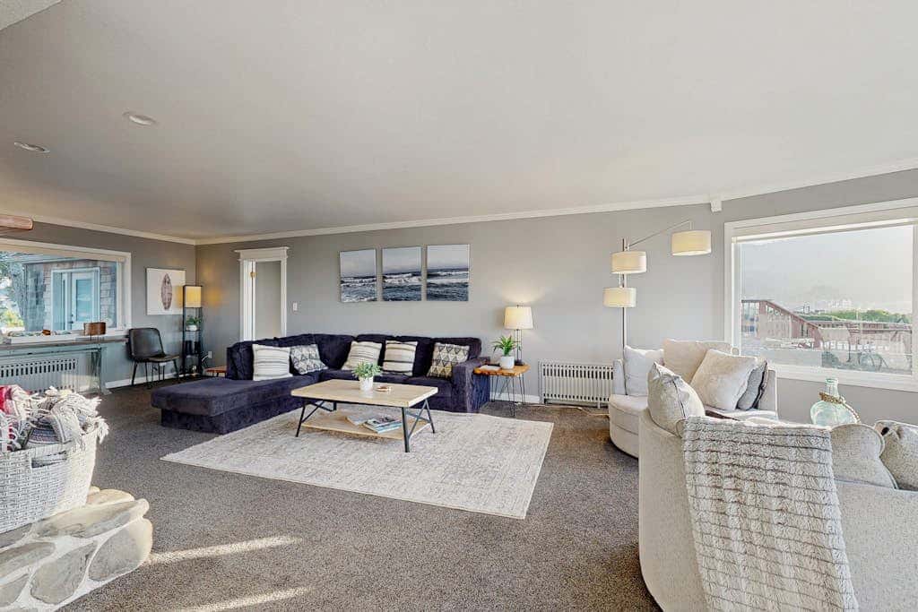 Dog-Friendly, Oceanfront Home with Free WiFi, Full Kitchen, & Outdoor Fireplace