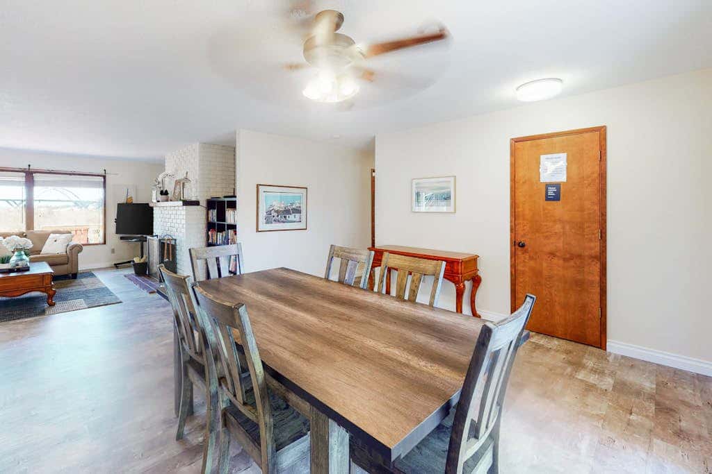 Dog-friendly house on Alsea Bay with bridge views, grill & private hot tub