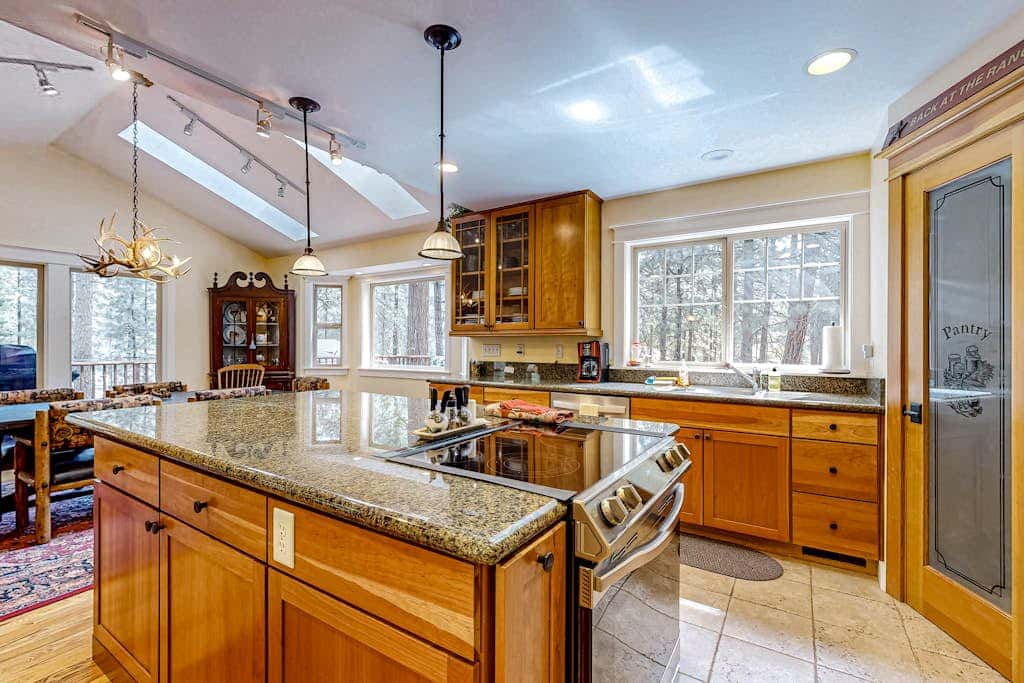 Spacious family home with wraparound deck, gas grill, and resort amenities