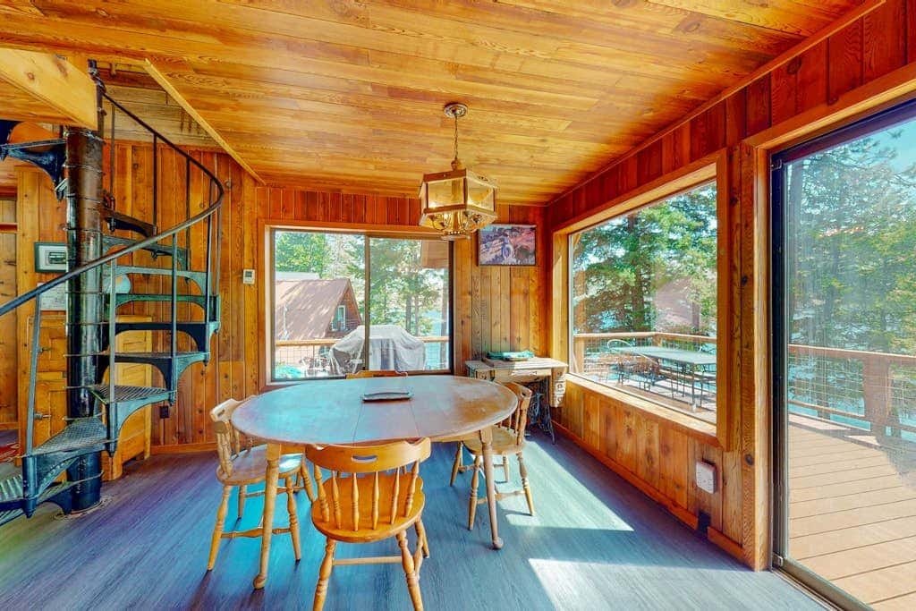 Lakefront, dog-friendly home in Joseph with amazing yard, deck
