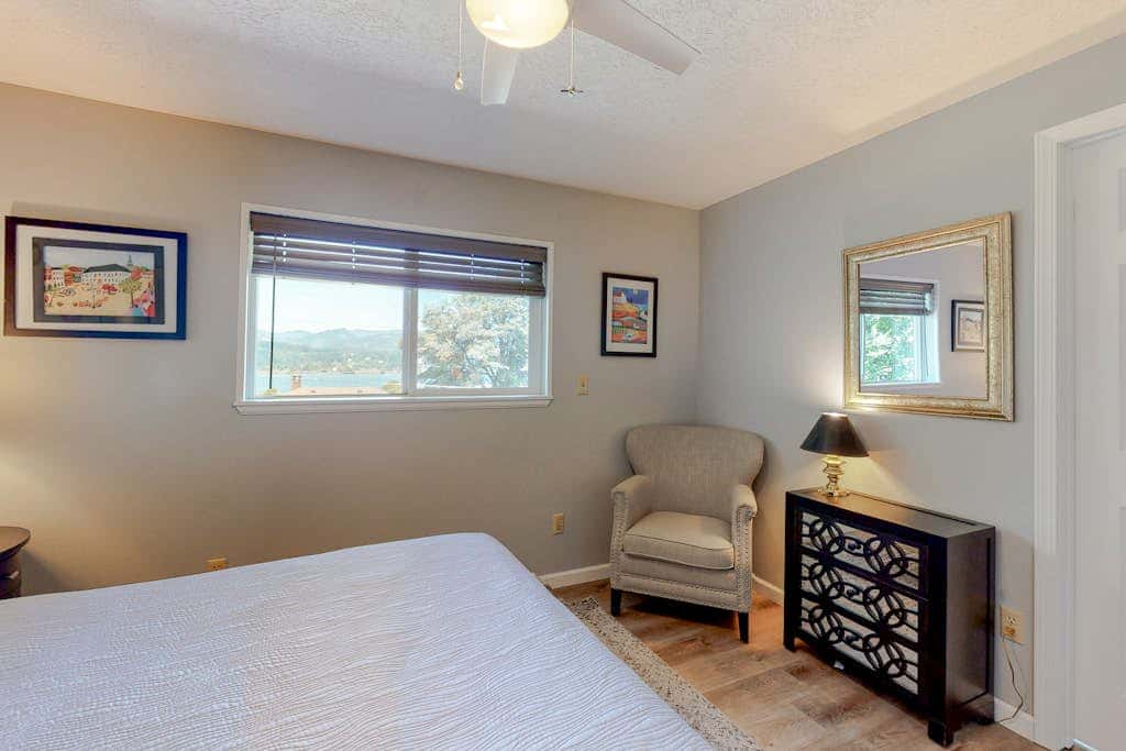 Magnificent Dog-Friendly Home with Lake & Mountain Views from the Large Deck