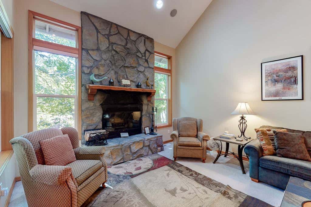 Golf-course-front home with hot tub & pool - easy ski & golf access