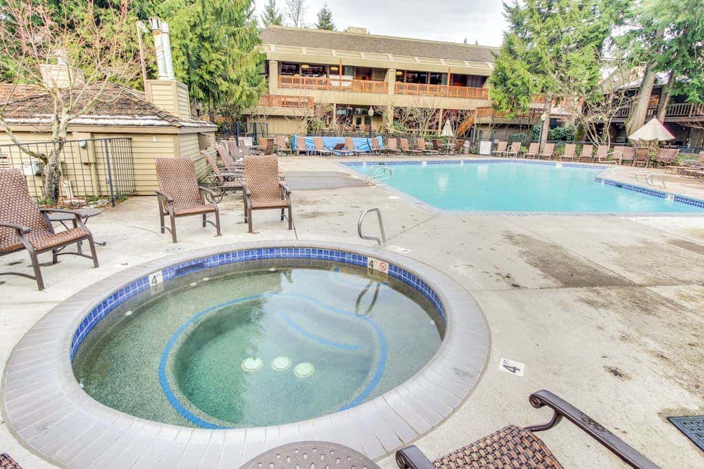 Golf-course-front home with hot tub & pool - easy ski & golf access