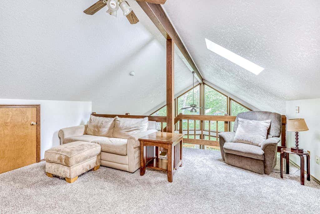Expansive Wooded Home with a Brook, Firepit, Private Hot Tub and Shared Pool