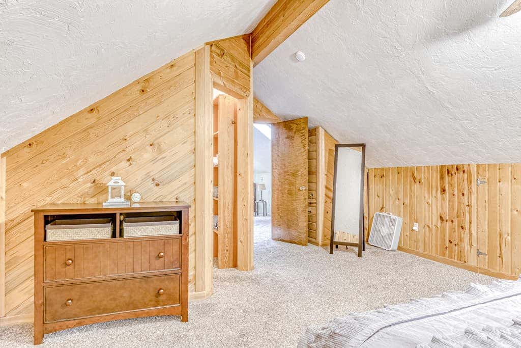 Expansive Wooded Home with a Brook, Firepit, Private Hot Tub and Shared Pool