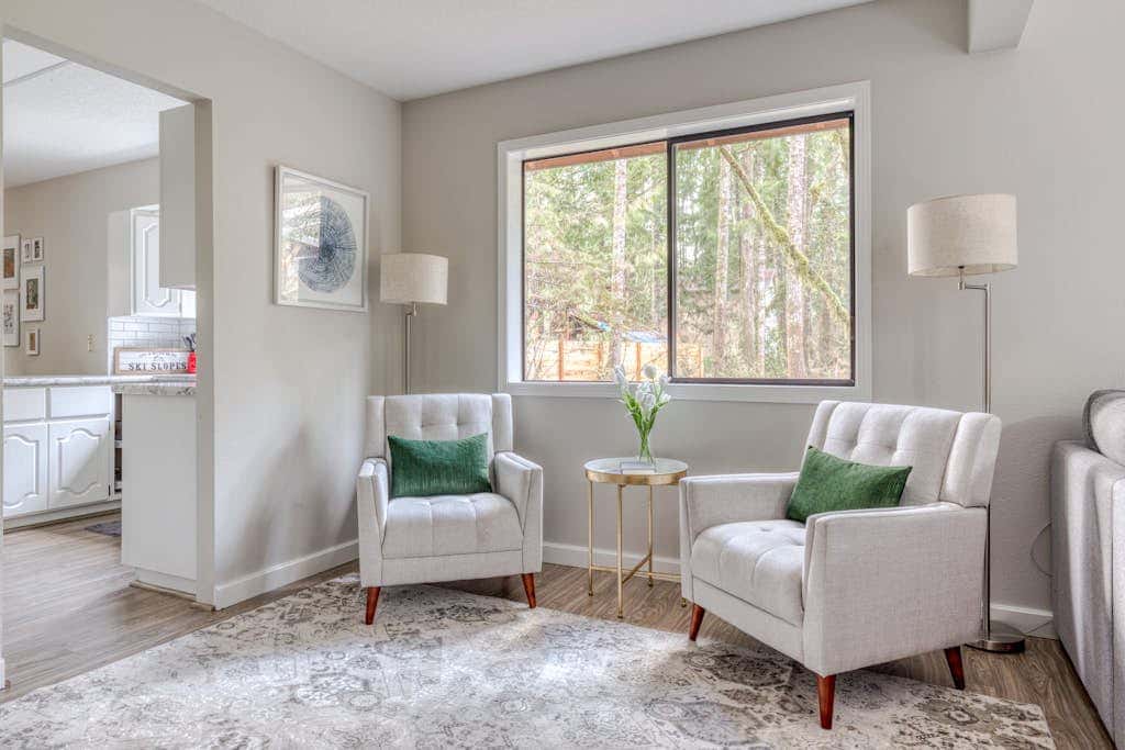 Spacious Mountain Home with Decks, Firepit, Grill, Wood Stove, W&D, & Free WiFi