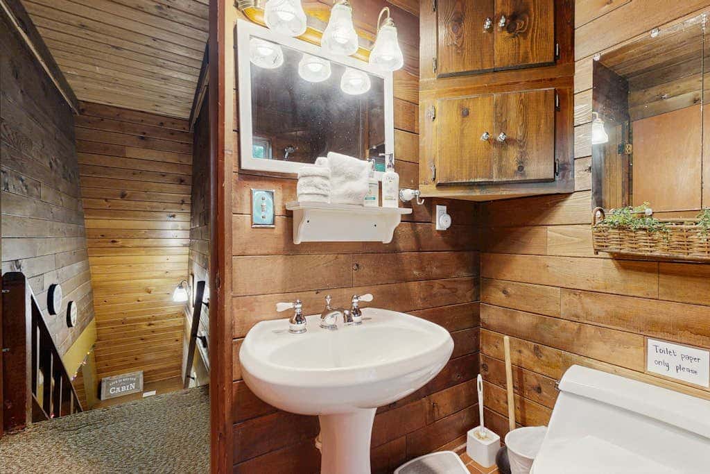 Dog-friendly, A-frame cabin with private hot tub - tranquil setting near skiing
