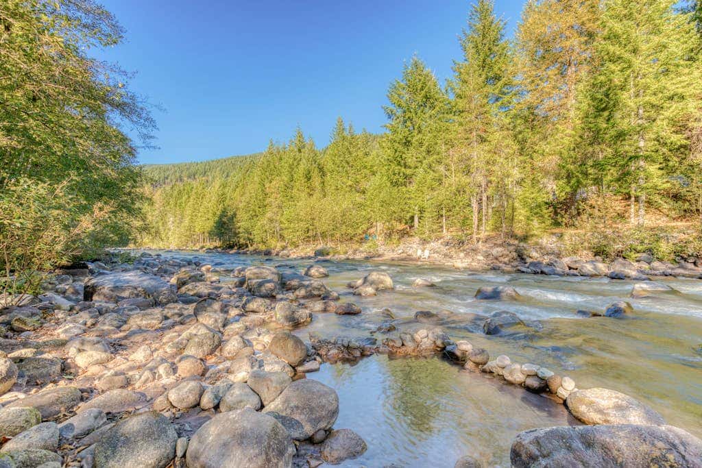 Dog-friendly, A-frame cabin with private hot tub - tranquil setting near skiing