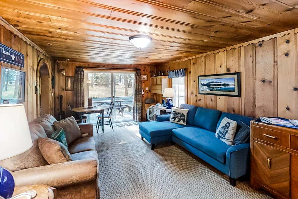 Woodland Cabin w/ Fenced Backyard, Deck, Front Porch & WiFi - Dogs Welcome