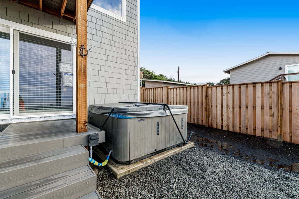 Oceanfront home with hot tub, private beach access & ocean views - dog-friendly