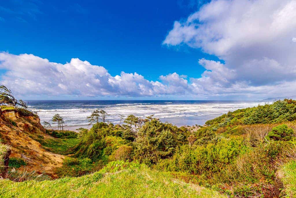 Ocean-view home - private hot tub, outdoor shower, dog-friendly - walk to beach