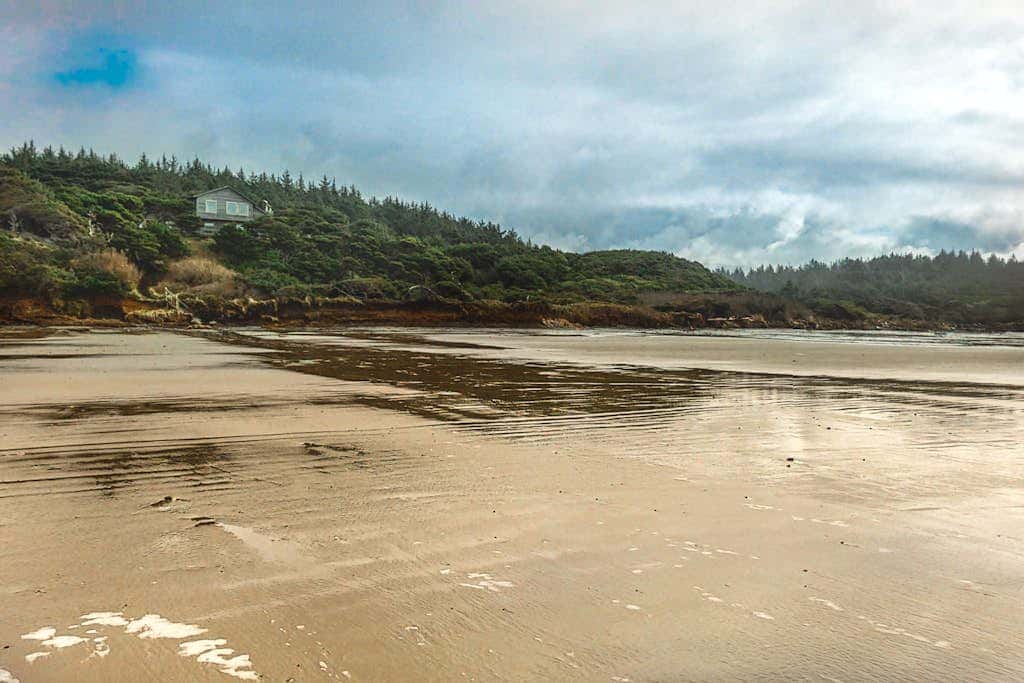 Oceanfront Home with Private Hot Tub, Ocean Views, Fireplace & Beach Access Path
