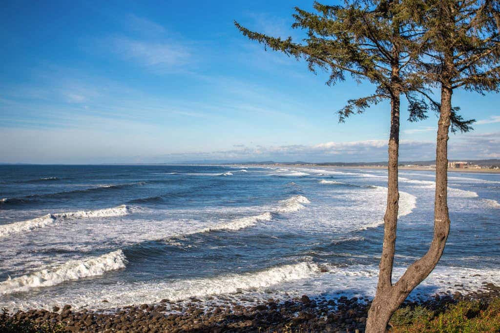 Beachfront house with sprawling ocean views near Tillamook Head