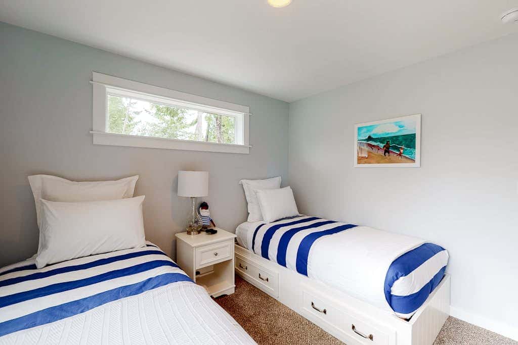 Brand-new home with hot tub, deck, fast WiFi, central AC, & great location