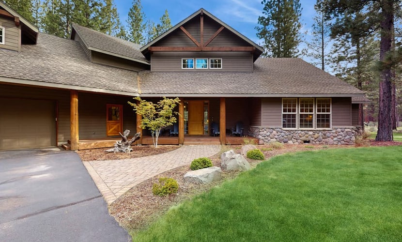 Black Butte Manor Bordering Forest
