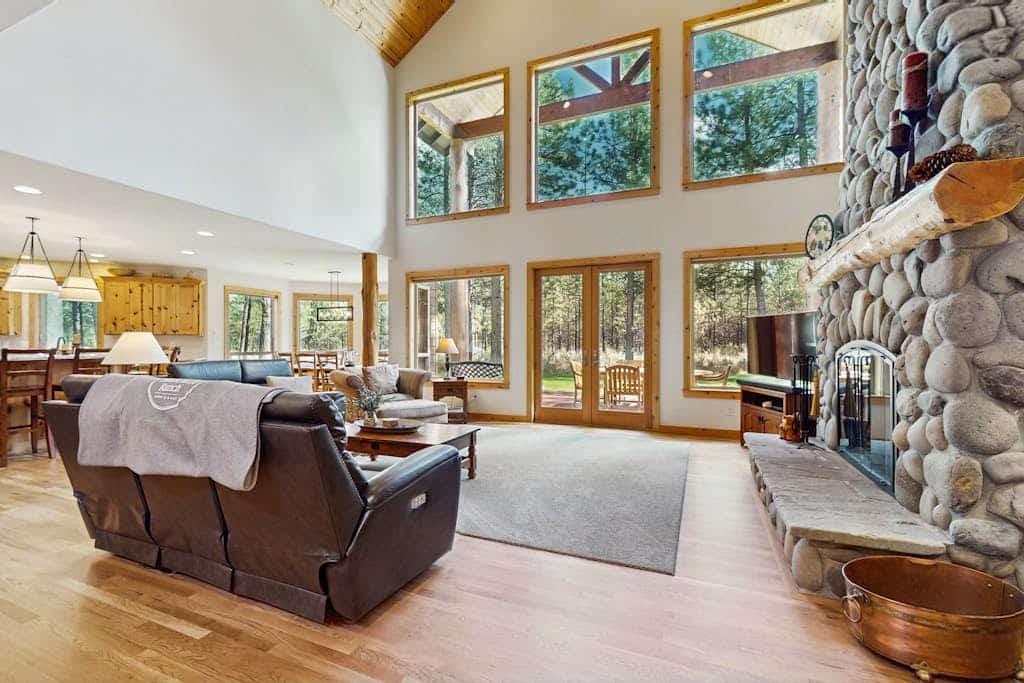 Black Butte Manor Bordering Forest
