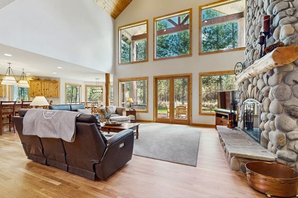 Black Butte Manor Bordering Forest