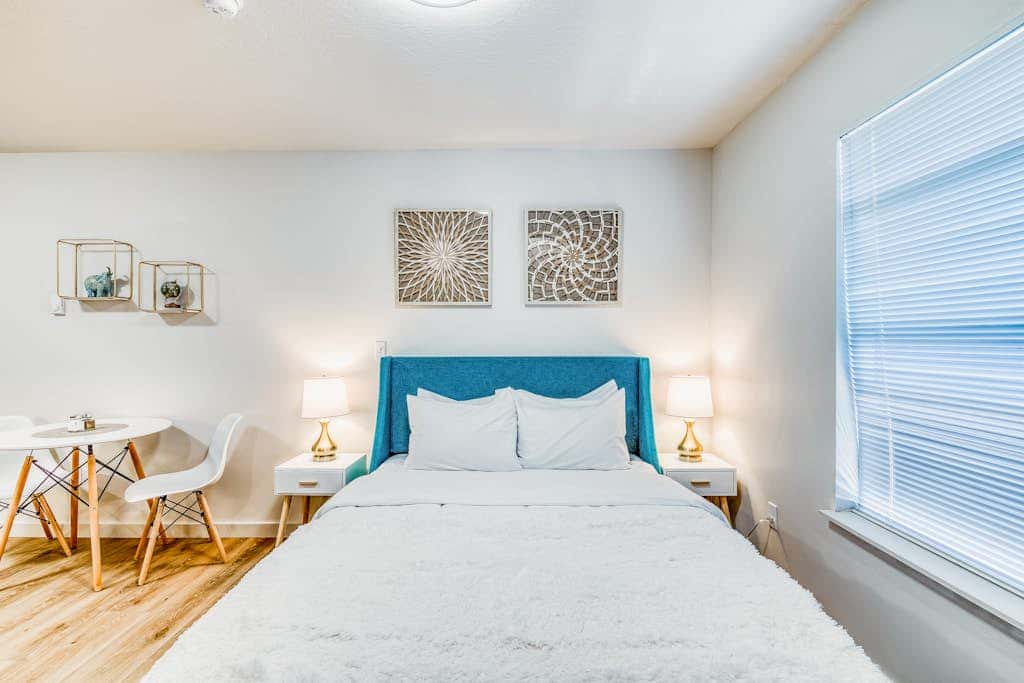 Downtown studio - walk to University - full kitchen, dog-friendly, washer/dryer