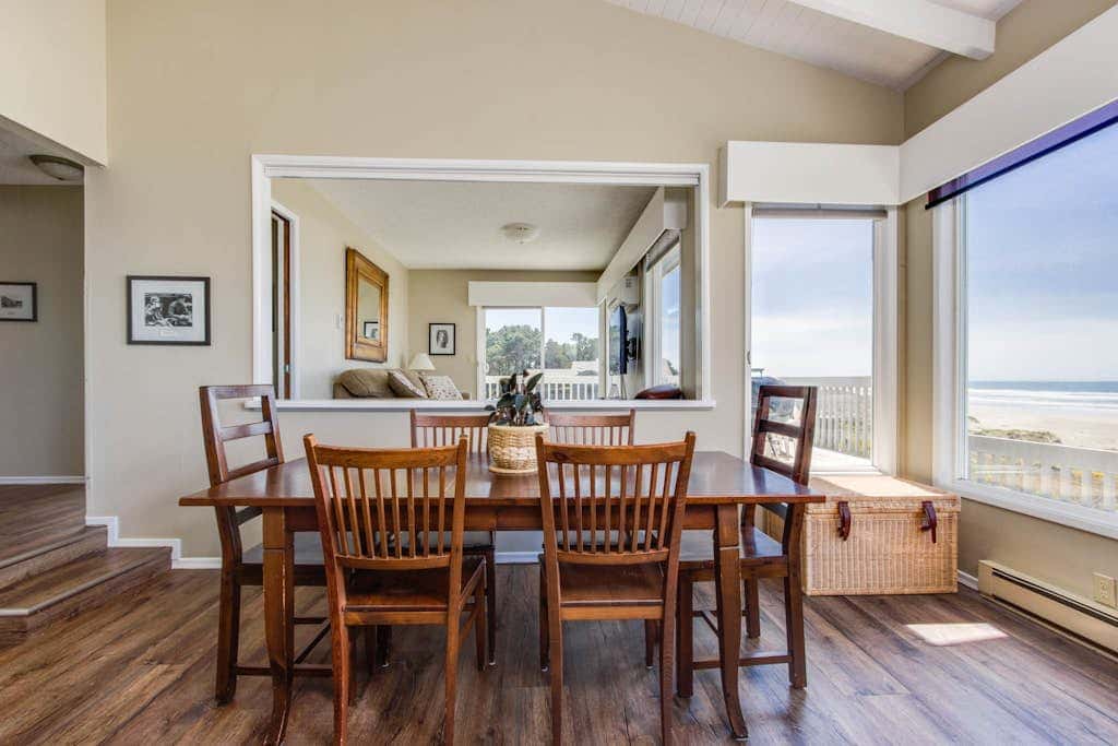 Dog-friendly oceanfront home with beach access, deck-minutes from town-EV Charger