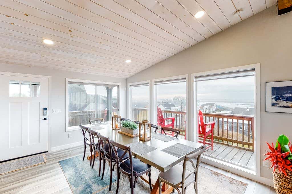 Dreamy Coastal Gem Near the Beach with Ocean View, Game Room, & a Private Hot Tub