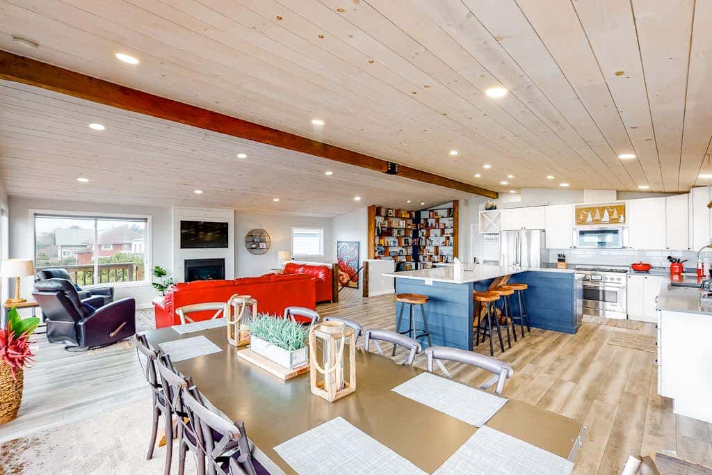 Dreamy Coastal Gem Near the Beach with Ocean View, Game Room, & a Private Hot Tub