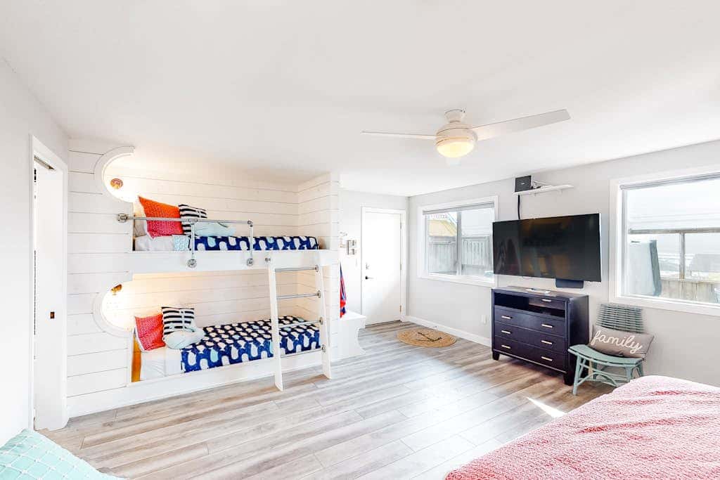 Dreamy Coastal Gem Near the Beach with Ocean View, Game Room, & a Private Hot Tub