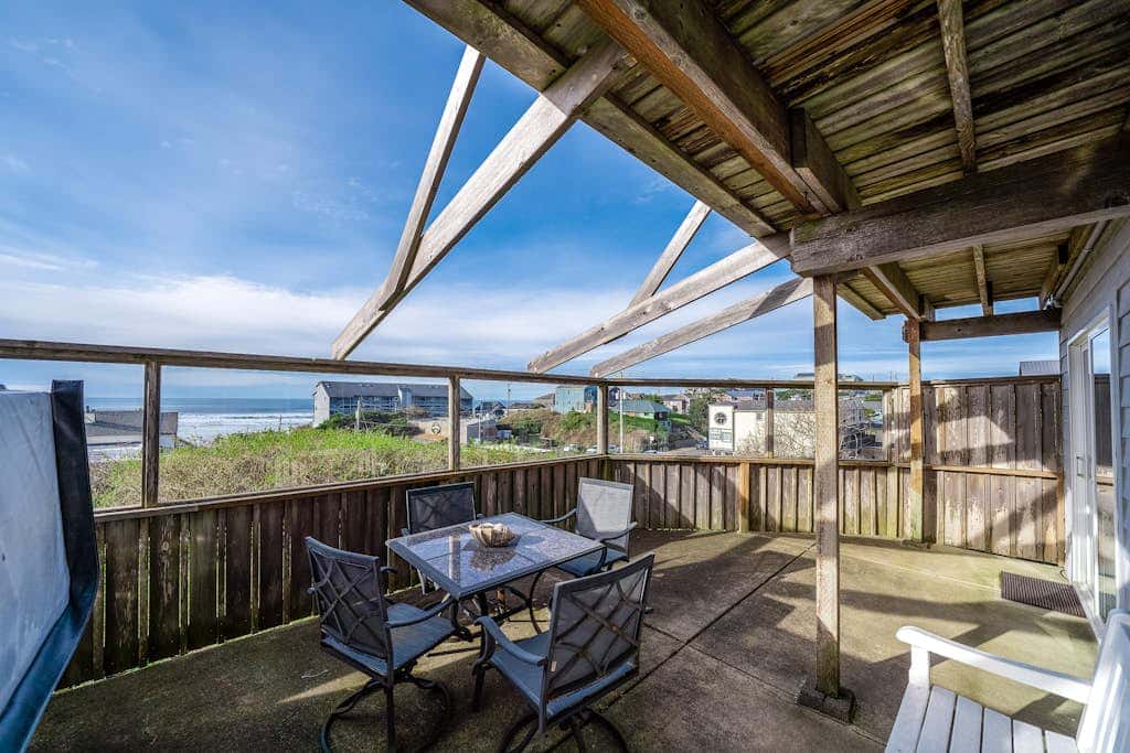 Dreamy Coastal Gem Near the Beach with Ocean View, Game Room, & a Private Hot Tub