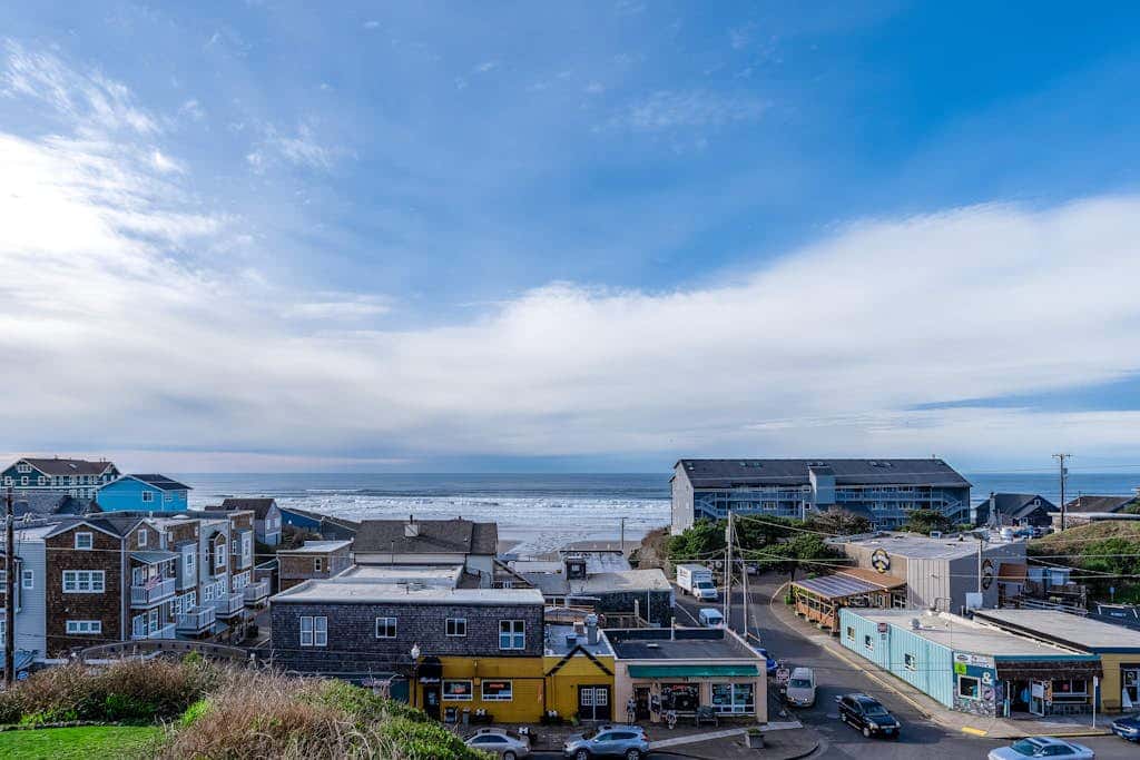 Dreamy Coastal Gem Near the Beach with Ocean View, Game Room, & a Private Hot Tub