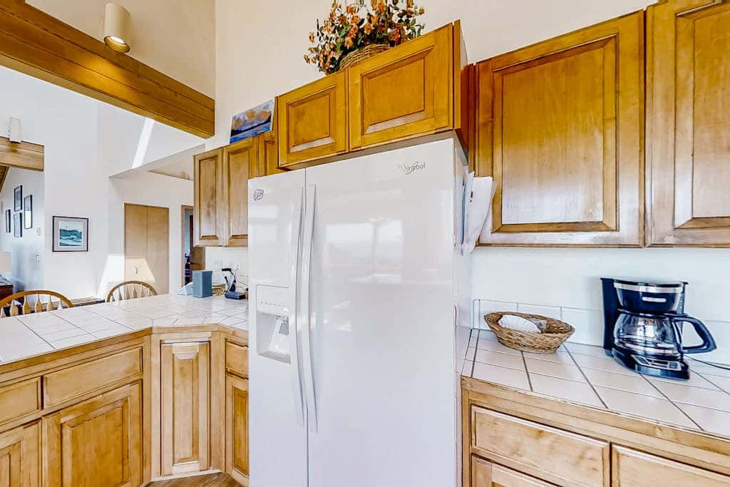 Spacious oceanfront home with free WiFi, and wrap-around deck
