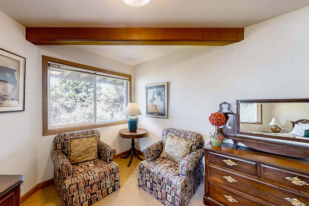 Spacious oceanfront home with free WiFi, and wrap-around deck