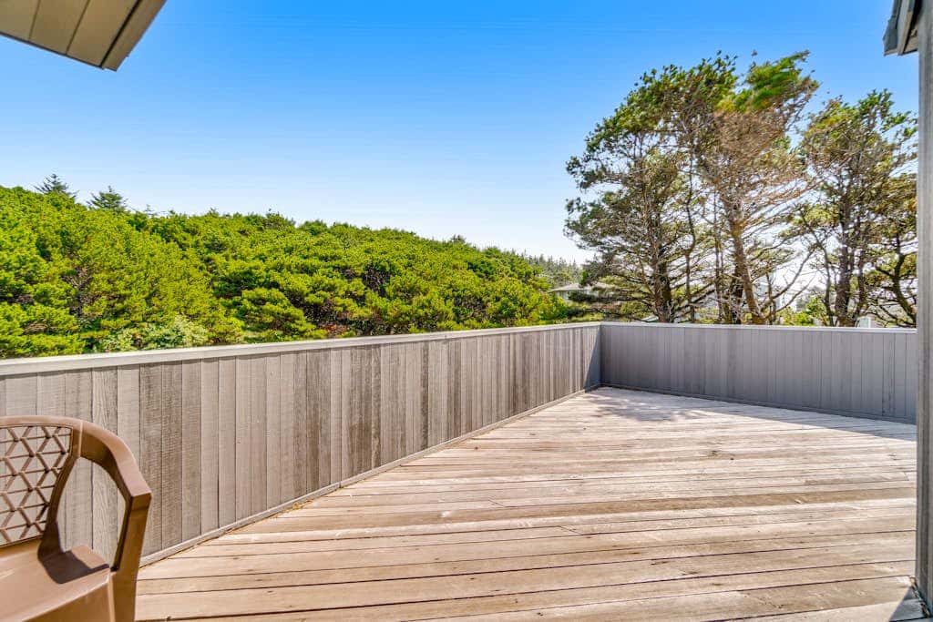 Spacious oceanfront home with free WiFi, and wrap-around deck