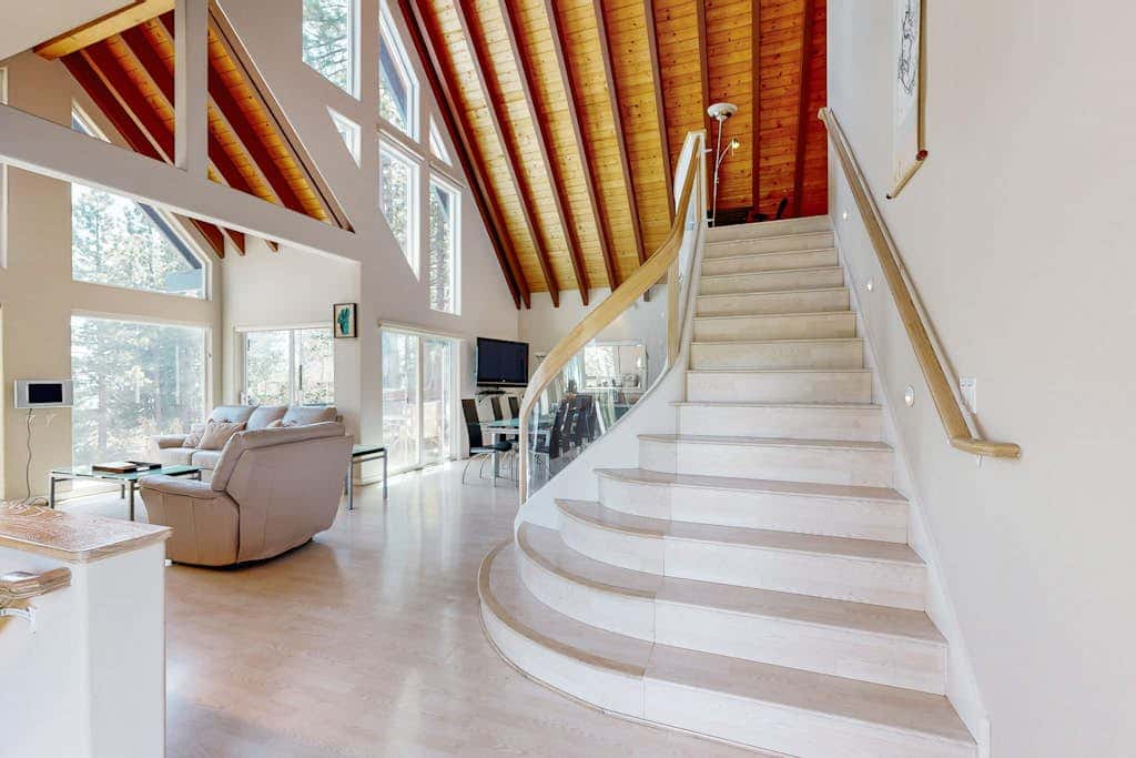 with private, scenic deck, heated driveway