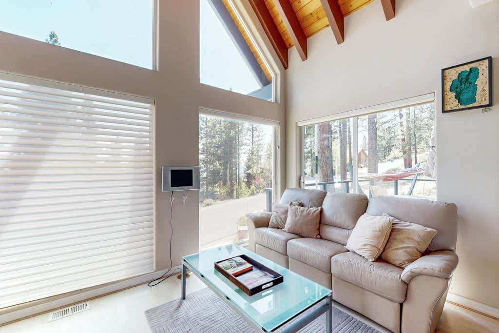 with private, scenic deck, heated driveway