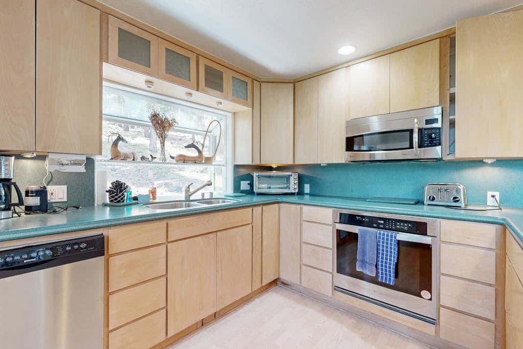 with private, scenic deck, heated driveway