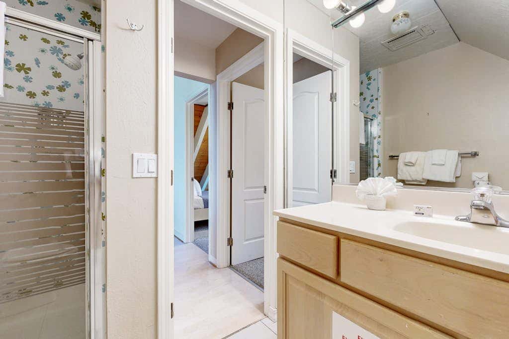 with private, scenic deck, heated driveway